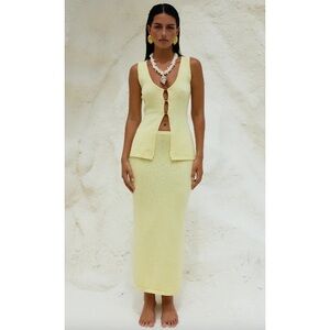 Nadina Set Butter Yellow - worn once